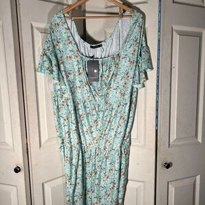 Kojooin Floral Dress Size 3XL